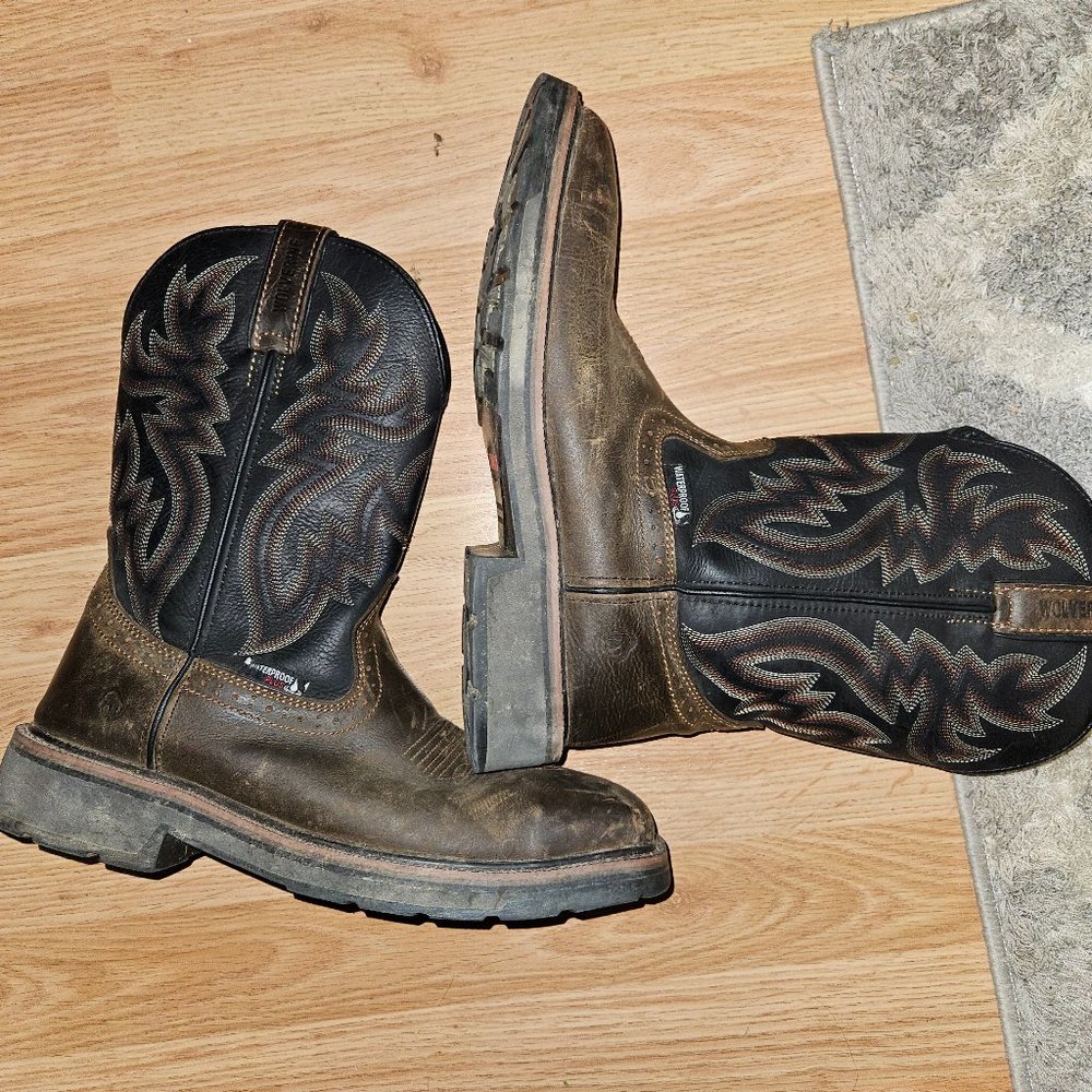 Waterproof composite toe boots